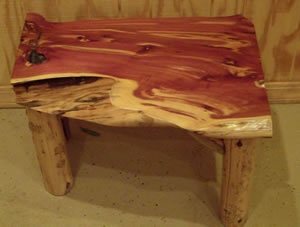 Red Cedar End Table