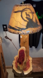 Red Cedar Lamp