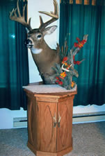 Oak, cherry or walnut pedestals and cabinets custom made to your specifications
